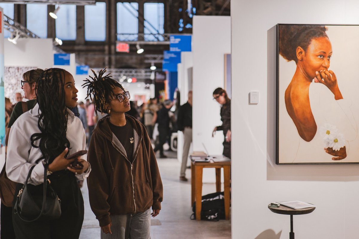 Visitors at the 2026 edition of the Atlanta Art Fair, until 4 October Photo: Vi Dao @viavividmess