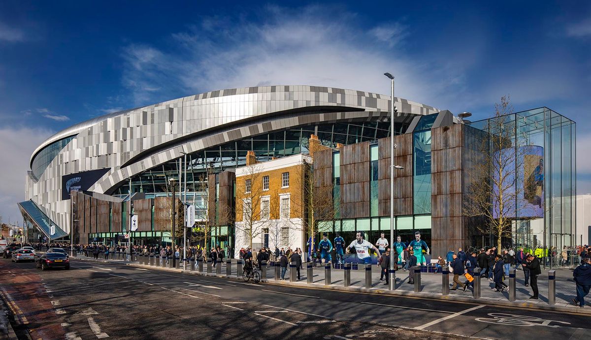 OOF gallery will be housed in a Grade II-listed building on the grounds of Tottenham Hotspur Stadium © Edward Hill photography/F3 Architects
