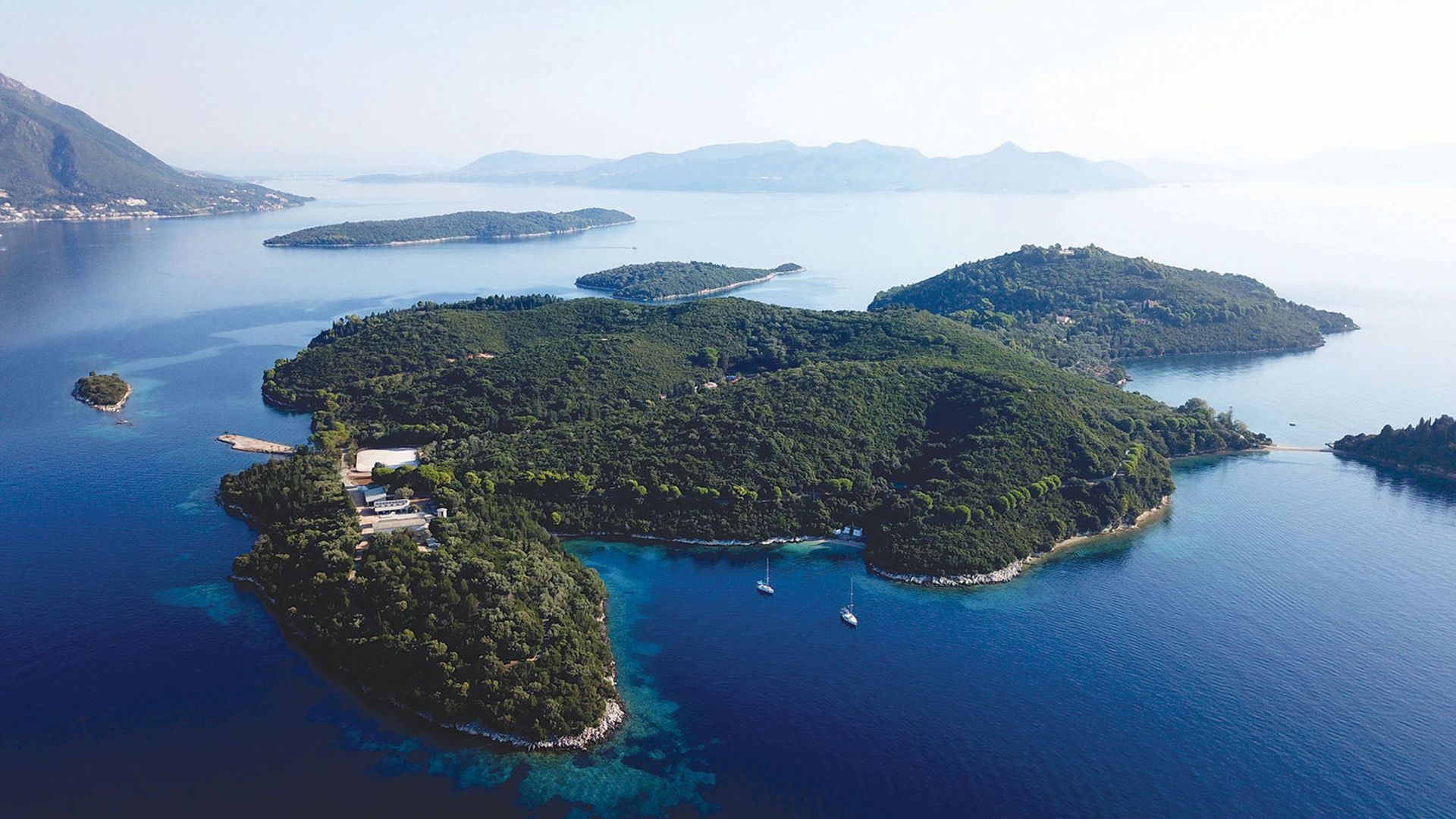 Skorpios island, bought by Dmitry Rybolovlev from Aristotle Onassis’s last remaining descendant, could become an art hideaway Adobe Stock