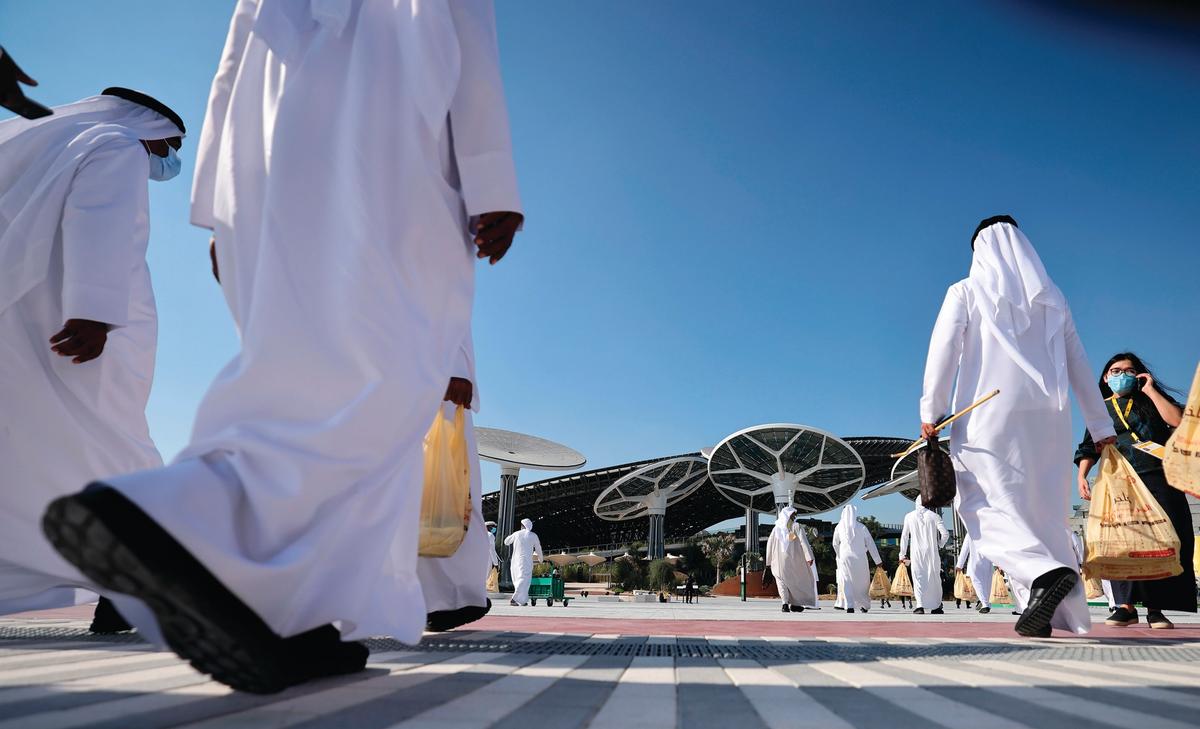 In pictures: Extravagant Dubai Expo finally opens after years of