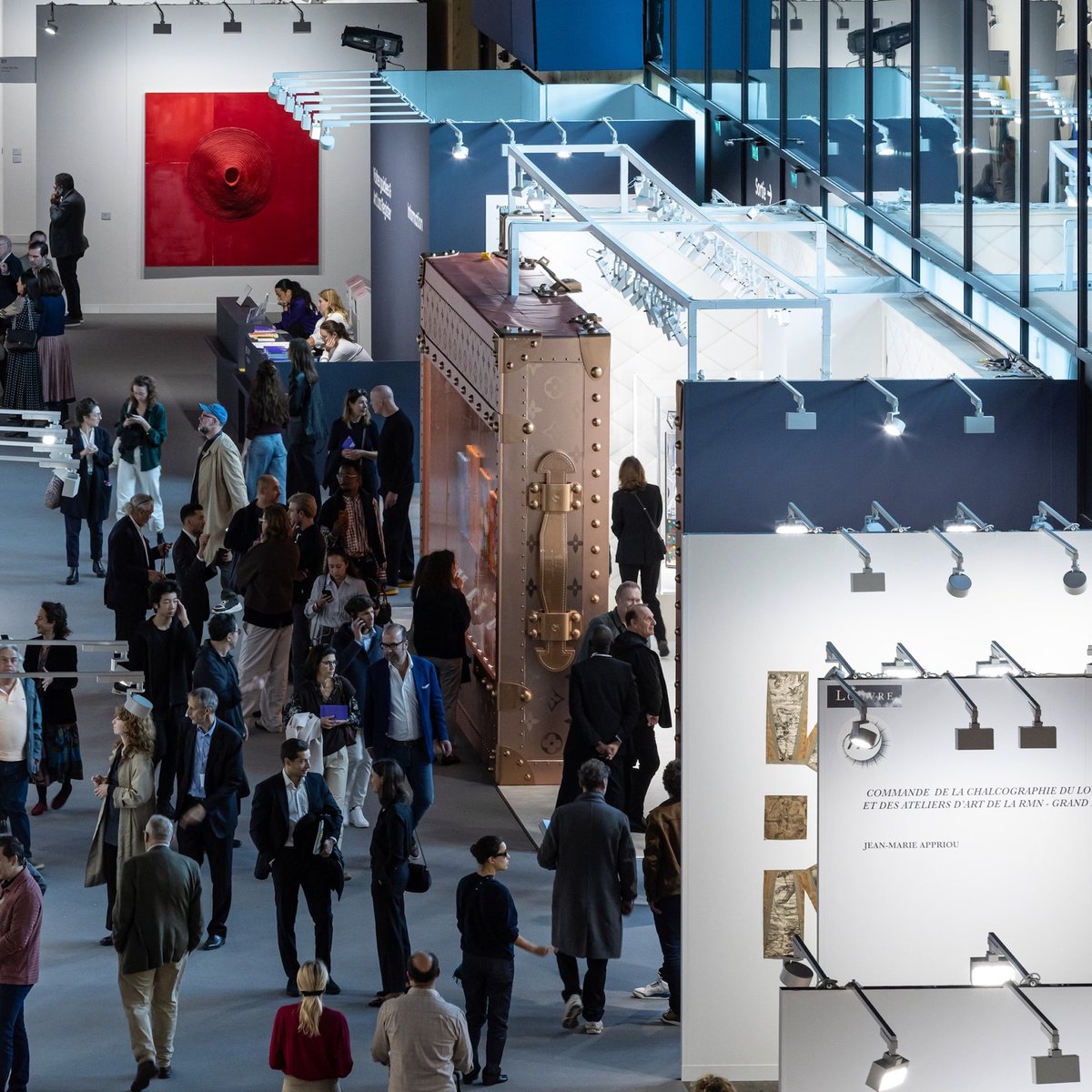 Visitors at the 2023 edition of Paris+ par Art Basel Courtesy of Paris+ par Art Basel