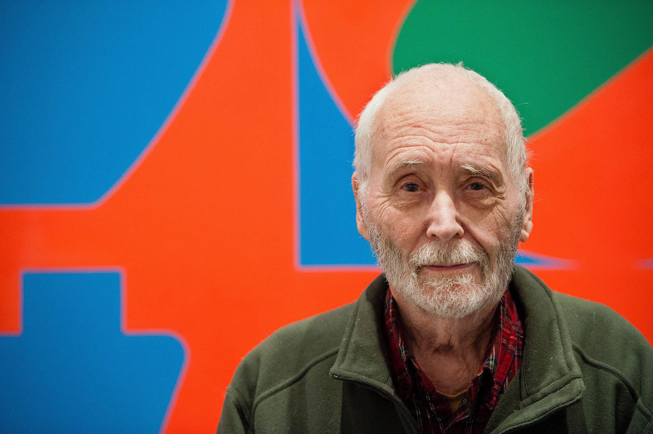 The LOVE work by the late Robert Indiana (pictured in 2013) was the subject of a recent trademark infringement case Photo: Lauren Casselberry; Associated Press/Alamy Stock Photo