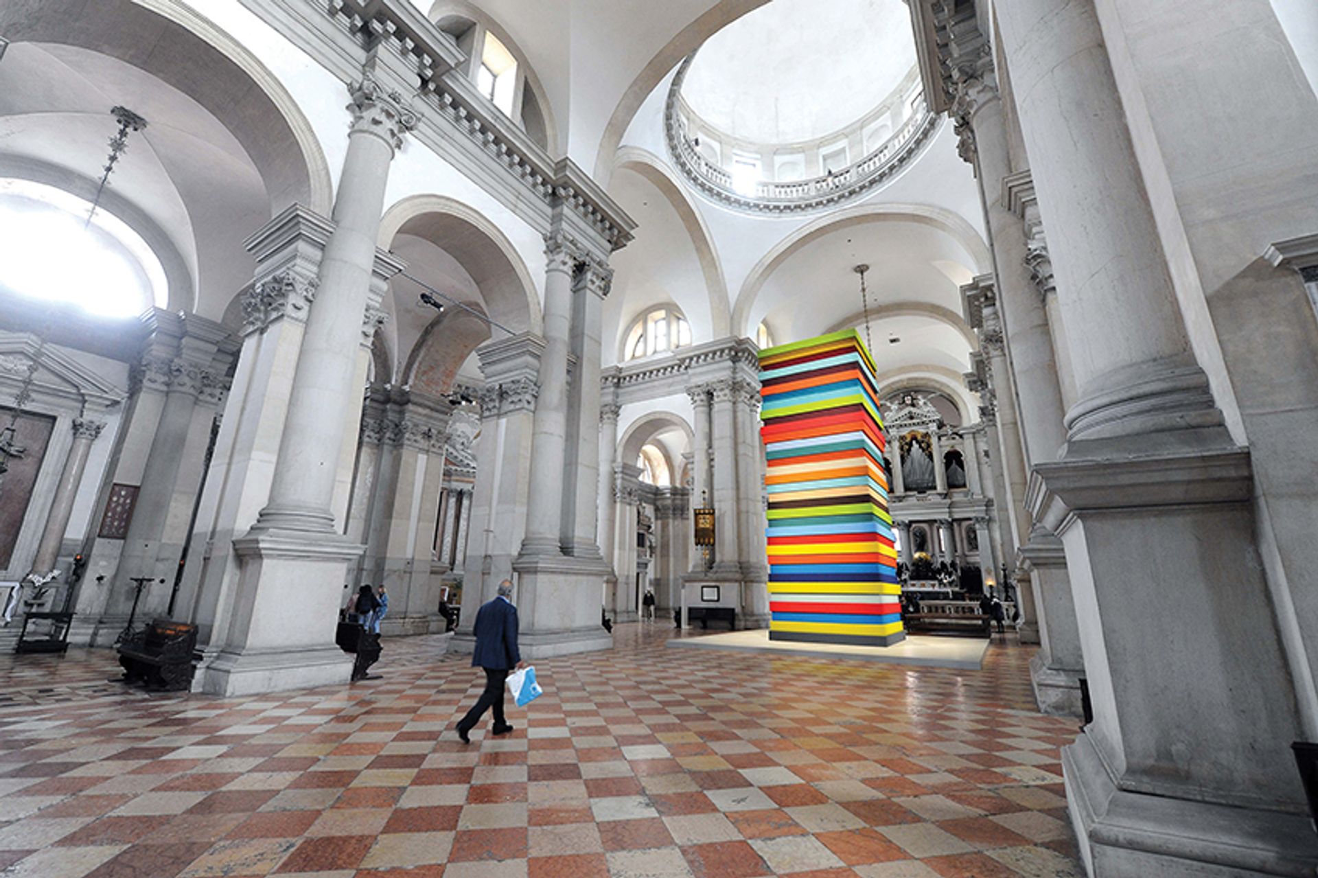 Sean Scully’s exhibition at the Cini Foundation, Venice, in 2019; the artist, who joined Blain Southern in 2018, says he has started legal proceedings against the firm for money he is owed Photo by Roberto Serra. © Iguana Press/Getty Images