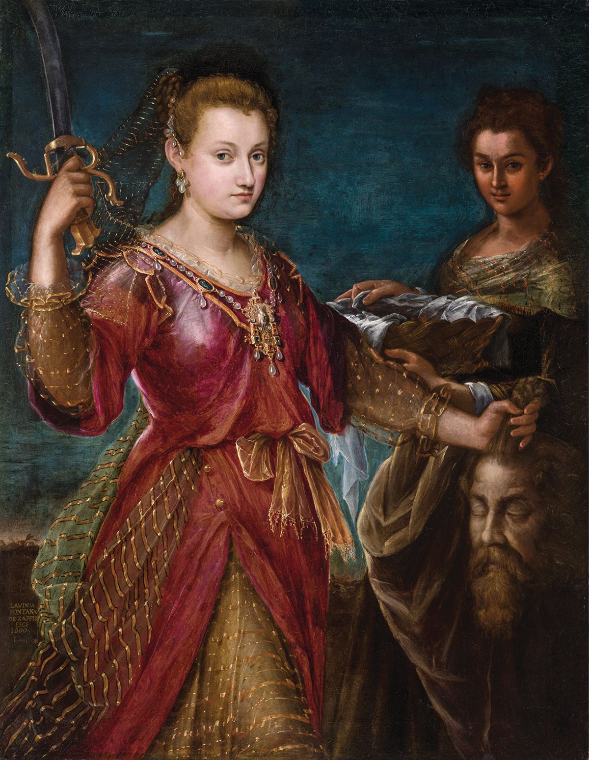 Lavinia Fontana’s Judith with the Head of Holofernes (1600) underwent a restoration especially for the exhibition that “completely changes our reading of the work” Museo Davia Bargellini, Bologna