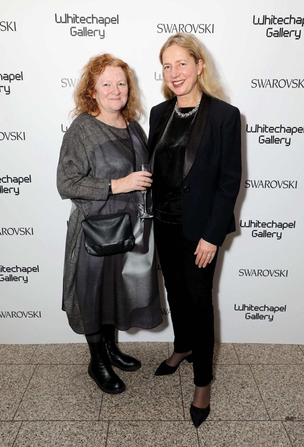 Rachel Whiteread, left, with Iwona Blazwick, director of the Whitechapel Gallery Courtesy of the Whitechapel Gallery