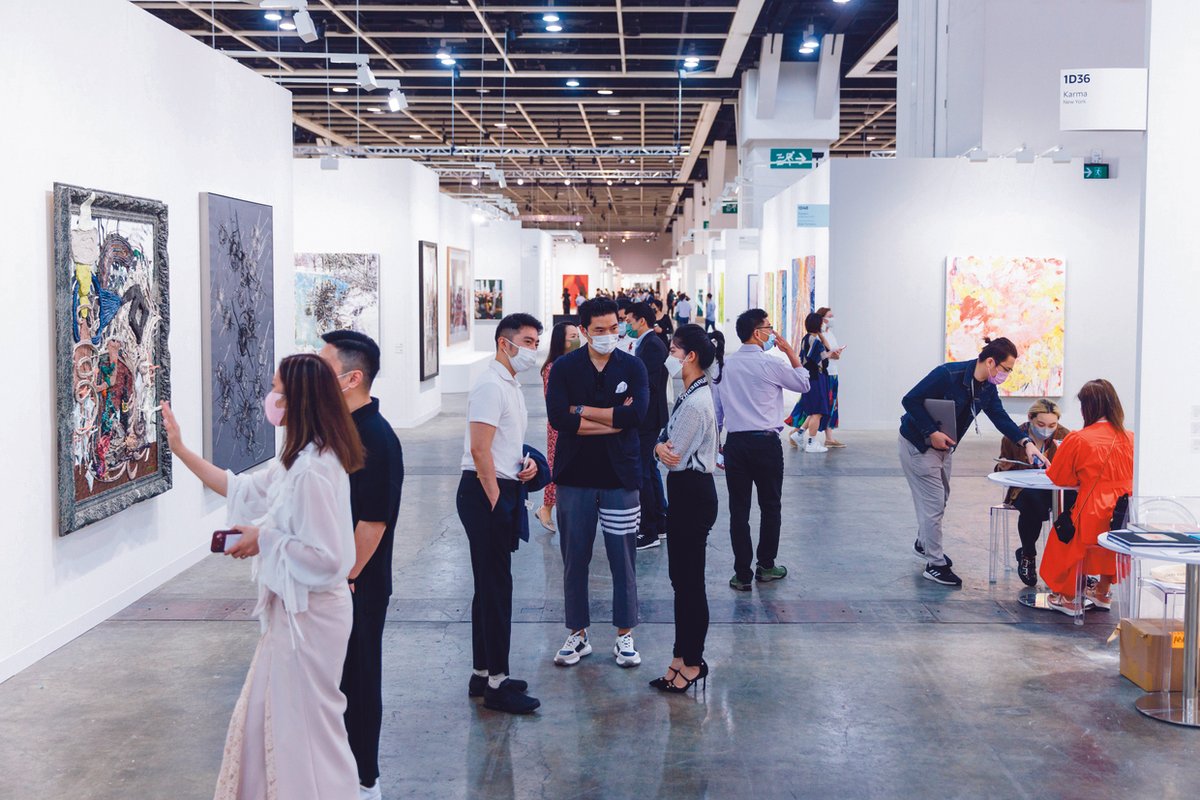 Last year’s edition of Art Basel in Hong Kong was a muted event due to tough Covid quarantine measures
Courtesy of Art Basel