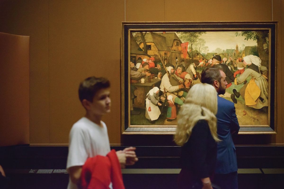 Bruegel at the Vienna's Kunsthistorisches Museum was the third most popular show with 3,923 visitors a day Courtesy of KHM-Museumsverband