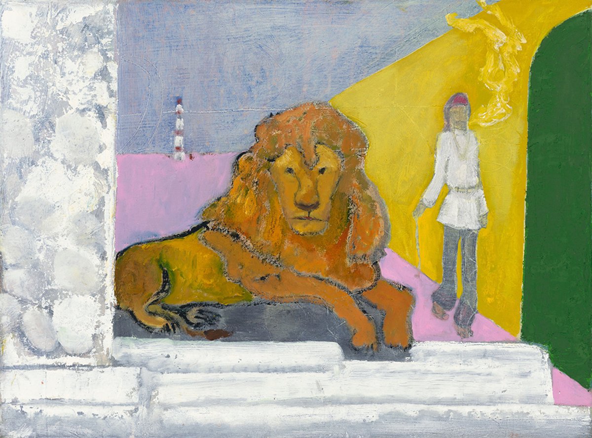 Mane attraction: Peter Doig’s Junior/Lion (2017) features in Saatchi Yates’s London celebration
Photo: Mark Woods, © Peter Doig