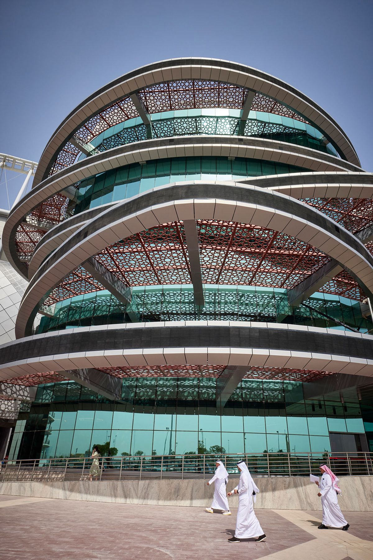 The 3-2-1 Qatar Olympic and Sports Museum opened earlier this year at the Khalifa national stadium
© David Levene