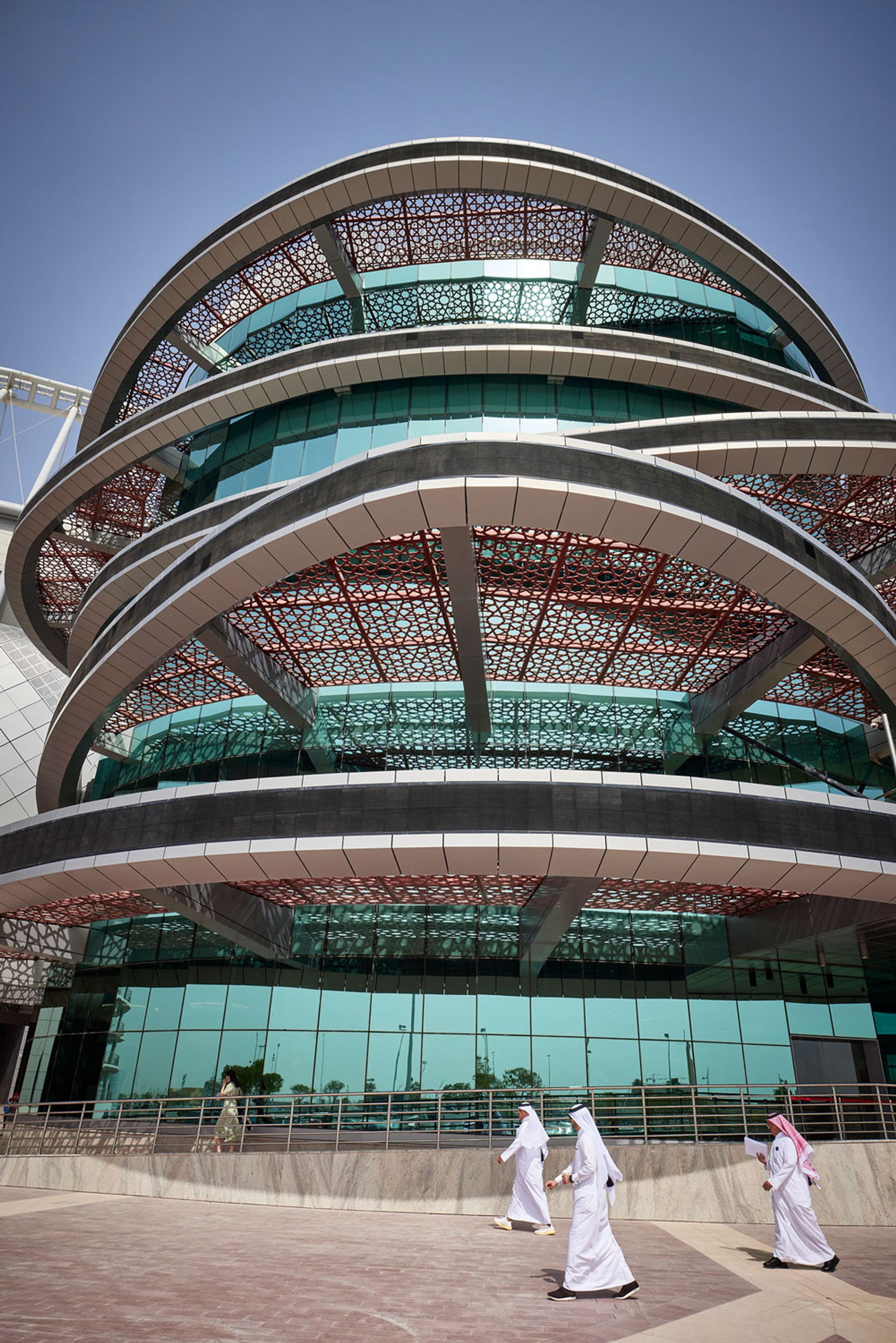 The 3-2-1 Qatar Olympic and Sports Museum opened earlier this year at the Khalifa national stadium

© David Levene




