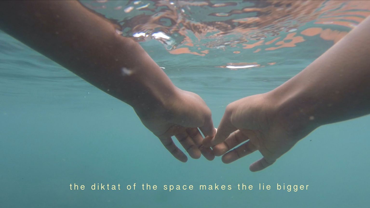 Minia Biabiany's "Toli Toli" Video installation (2018). Courtesy of the KBH.G cultural foundation