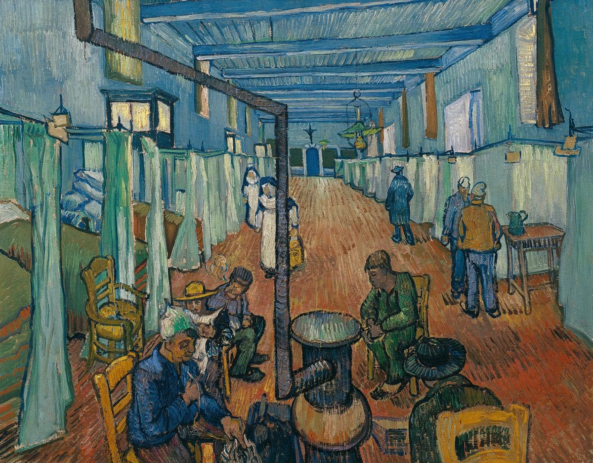Van Gogh’s The Ward in the Hospital at Arles (April-October 1889)
Oskar Reinhart Collection “Am Römerholz”, Winterthur