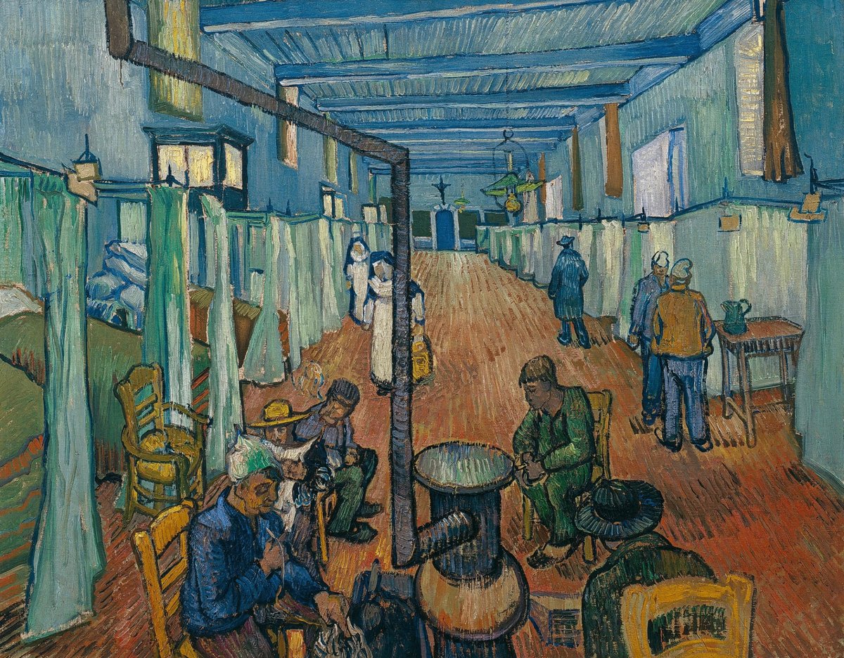 Van Gogh’s The Ward in the Hospital at Arles (April-October 1889)
Oskar Reinhart Collection “Am Römerholz”, Winterthur
