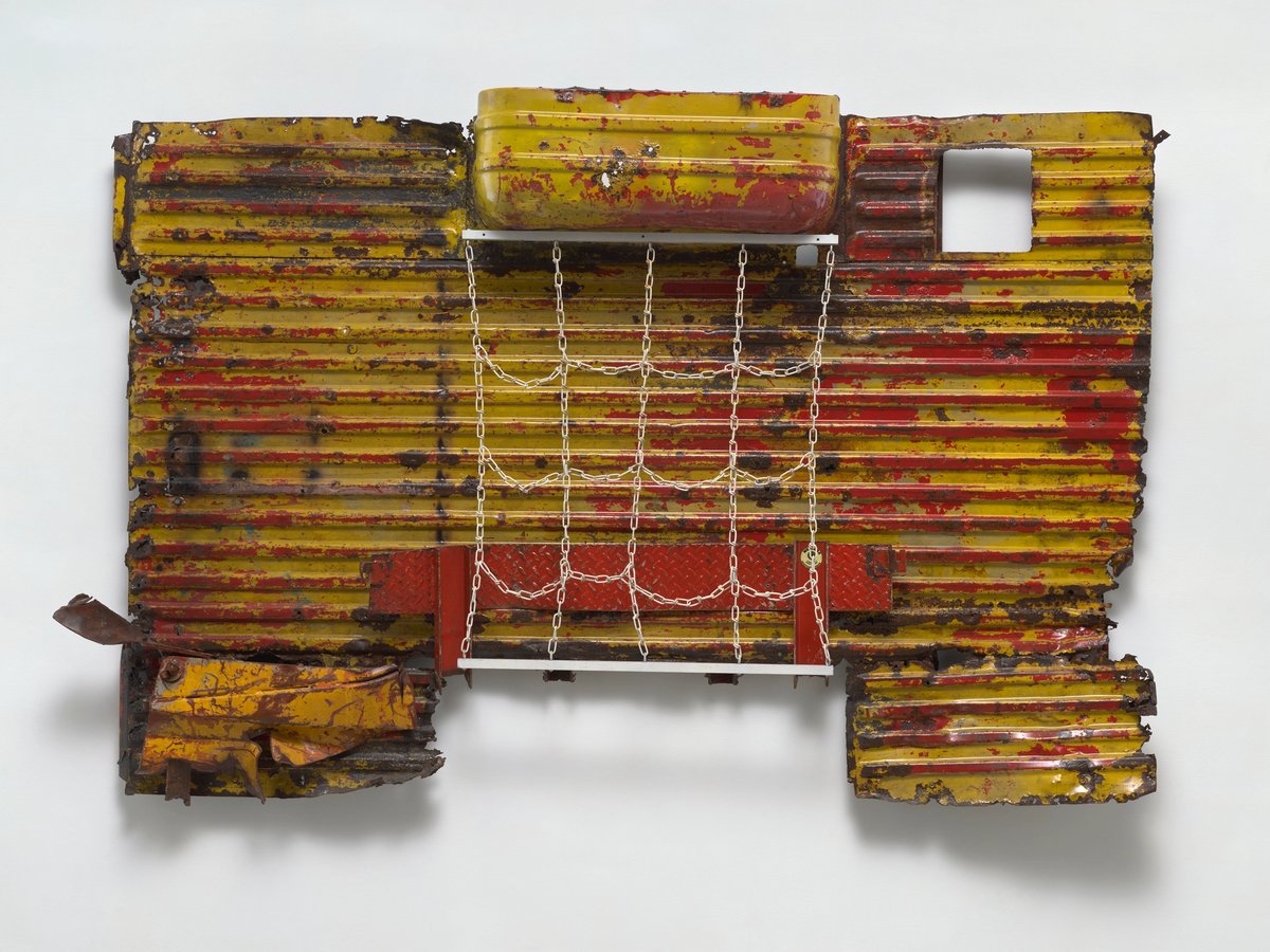 Robert Rauschenberg, Rasputin's Revenge Early Winter Glut (1987)
© Robert Rauschenberg Foundation; Photo: Ron Amstutz