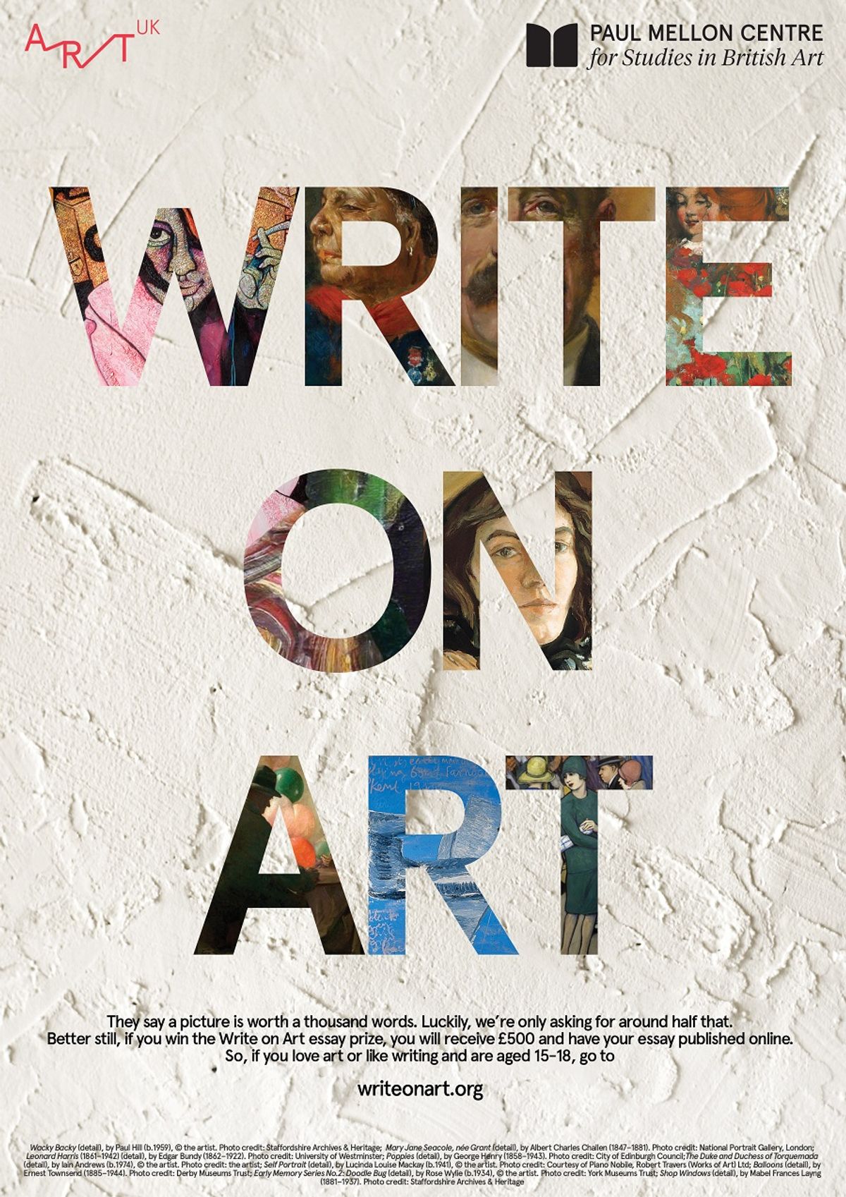 Write on Art poster 