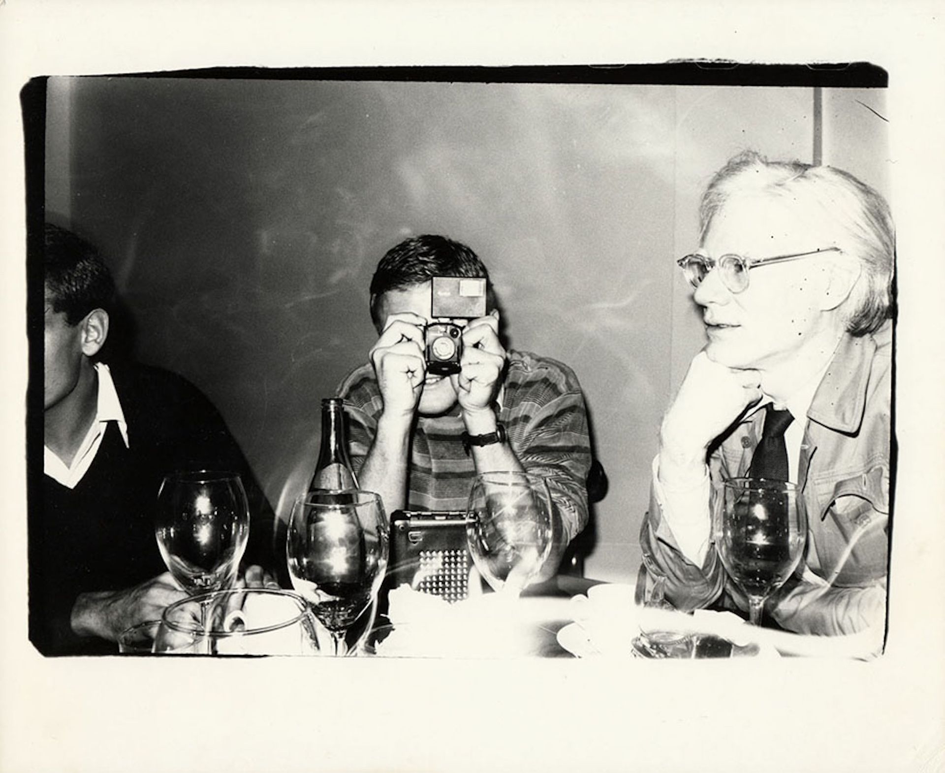 Andy Warhol, Self-portrait with Thomas Ammann, 1979 © The Andy Warhol Foundation for the Visual Arts, Inc.