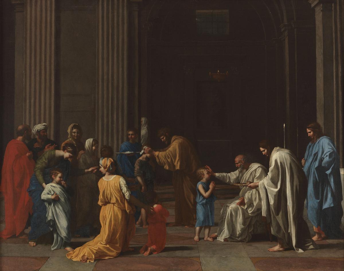 Nicolas Poussin's Confirmation (around 1637-40) Trustees of the 11th Duke of Rutland’s 2000 Settlement