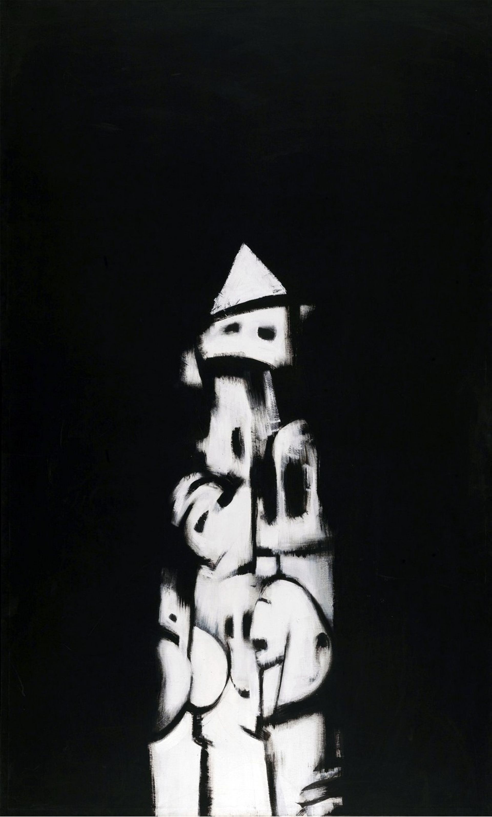Norman Lewis's American Totem (1960) © Norman Lewis; Courtesy Michael Rosenfeld Gallery LLC, New York, NY