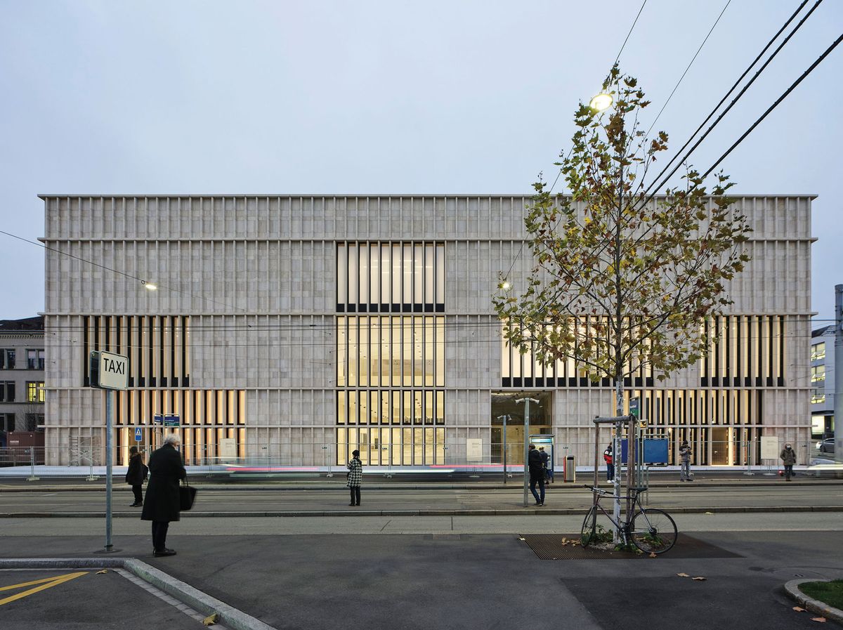 The Kunsthaus Zurich's new building is designed by David Chipperfield Architects Photo: © Noshe