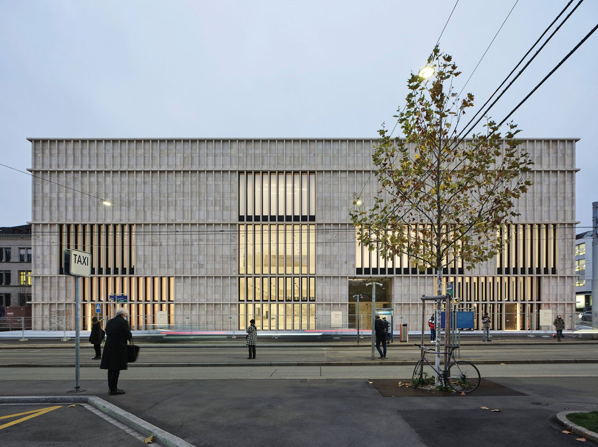 The Kunsthaus Zurich's new building is designed by David Chipperfield Architects Photo: © Noshe