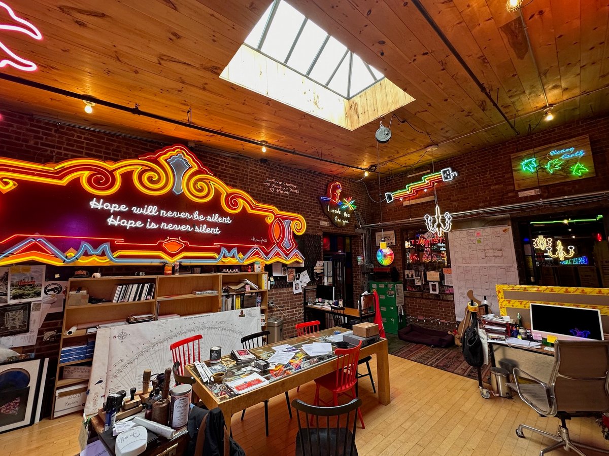 The Lite Brite Neon Studio in Kingston, New York, will host the new Native Neon residency Courtesy Lite Brite Neon Studio
