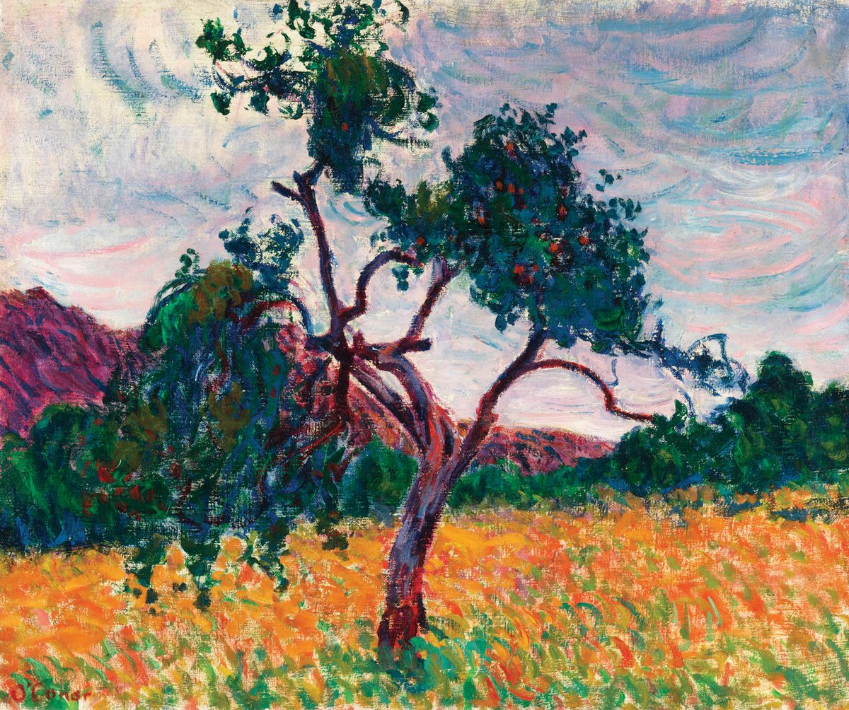Roderic O’Conor’s A Tree in a Field (around 1894) owes a great deal to Van Gogh’s Provençal pictures Photo: Roy Hewson