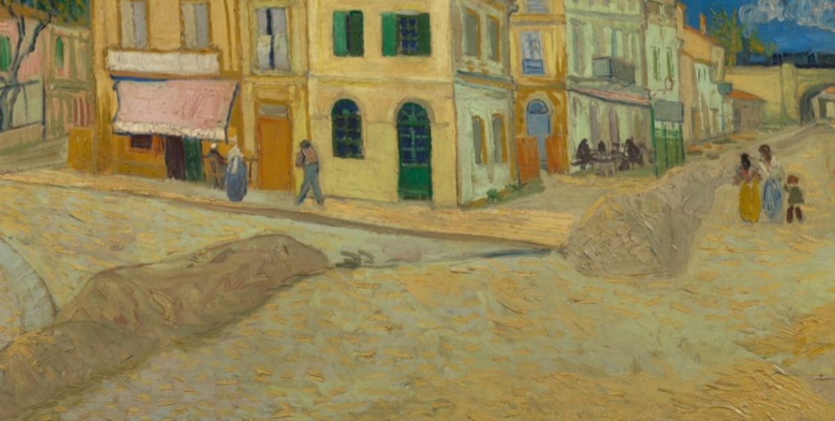 Van Gogh’s The Yellow House (September 1888) (detail)
Van Gogh Museum, Amsterdam (Vincent van Gogh Foundation)