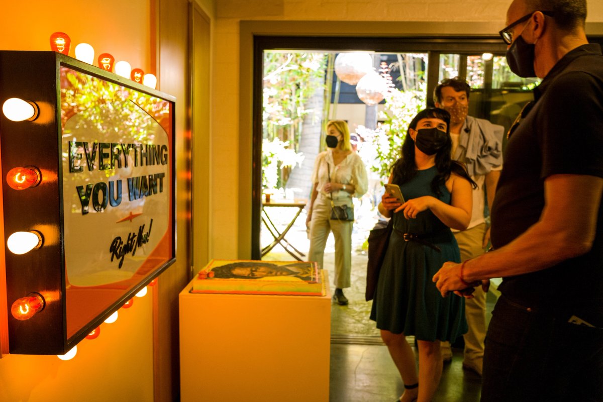 Felix Art Fair at the Hollywood Roosevelt Hotel Photo by Mike Vitelli