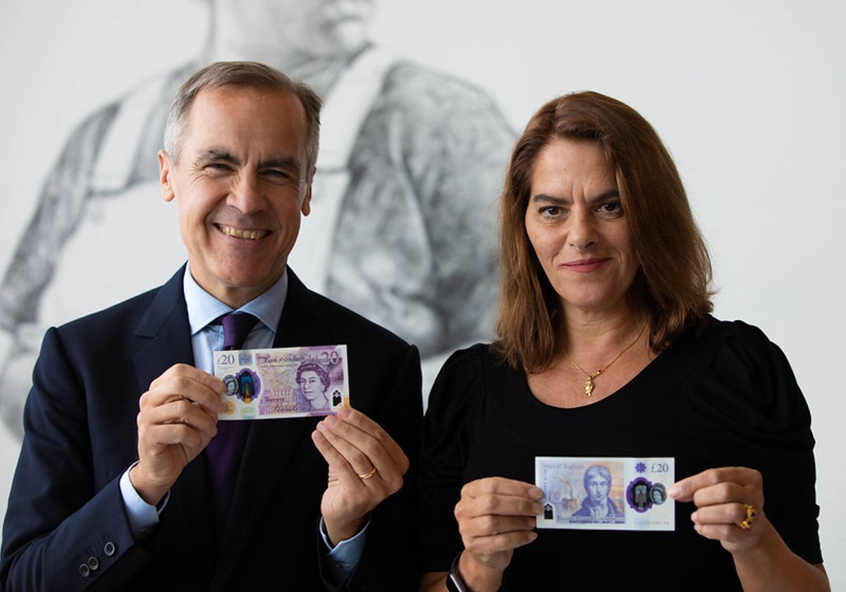 Mark Carney and Tracey Emin © Bank of England (2019)