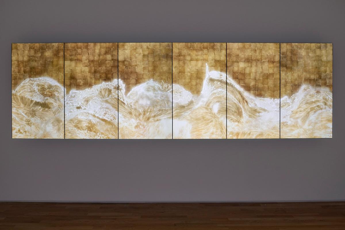 TeamLab, Continuous Life and Death at the Now of Eternity (2019). Photo: Glen Cheriton. © TeamLab, courtesy Pace Gallery.