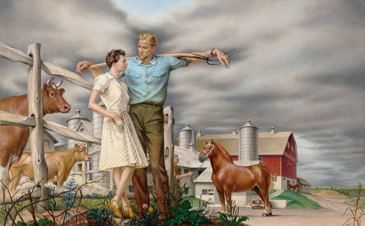 Paul Cadmus's Lloyd and Barbara Wescott
Courtesy of Christie's