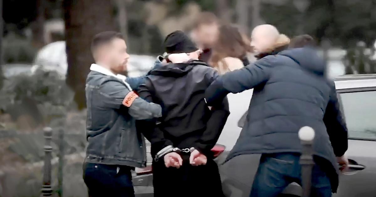 Pyotr Pavlensky being arrested, a still from Pornopolitics 
Courtesy of the artist