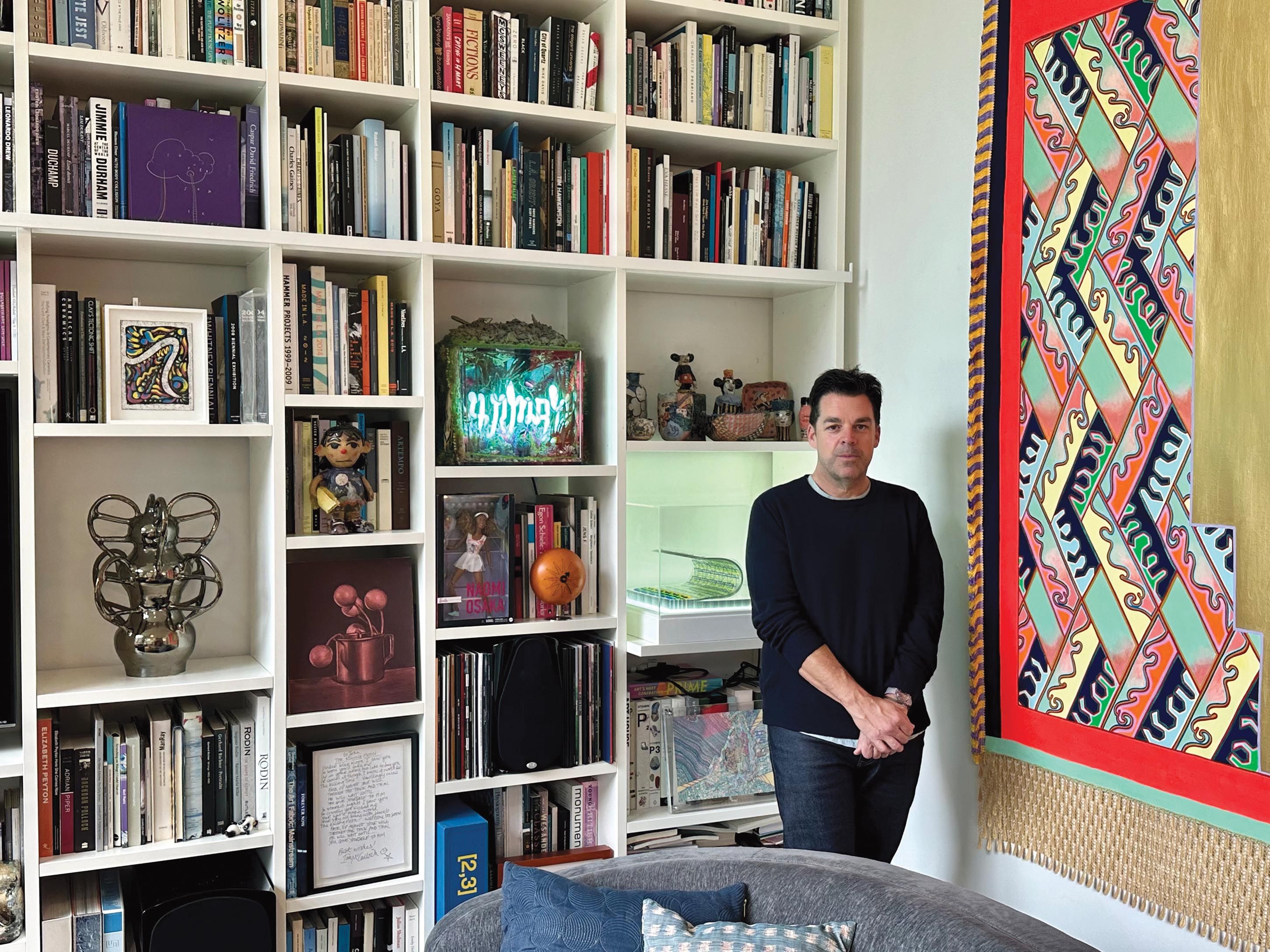 John and Stacy Rubeli's collection includes works by Soo KIm, Kyle Kilty, and mother-daughter duo Karen Barbour and Daisy May Sheff Trulee Hall; instagram.com/truleehall