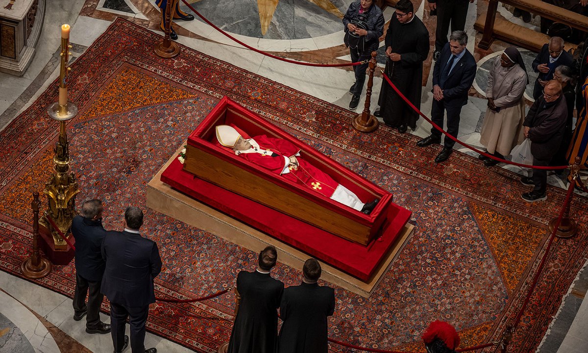 Holy ground: why Persian carpets play an important symbolic role in the funeral of Pope Francis