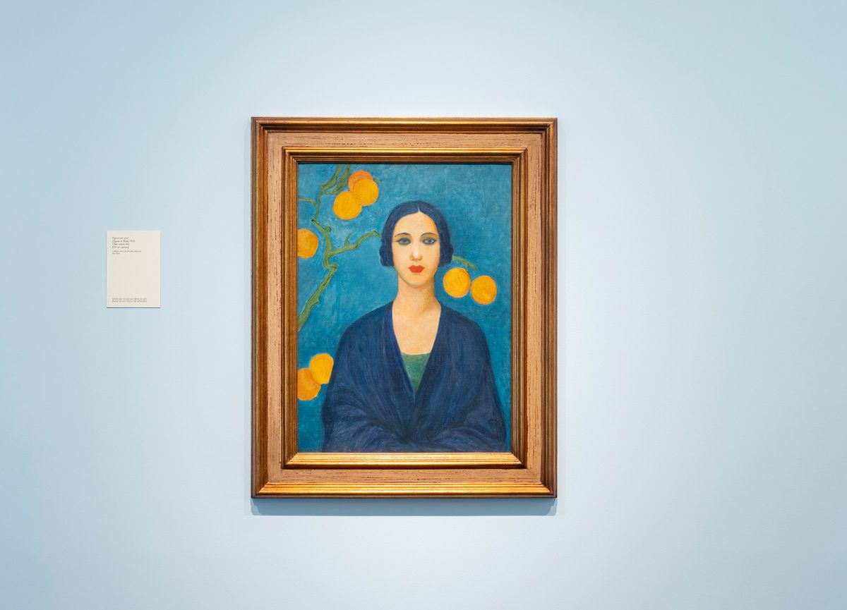 Tarsila do Amaral's Blue Figure (1923) in the Museum of Art of São Paulo Assis Chateaubriand's retrospective of the artist Eduardo Ortega