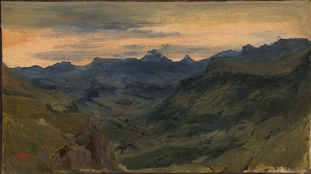 Théodore Rousseau’s La Vallée de Saint Vincent (1830) will travel to Paris from London’s National Gallery
© The National Gallery
