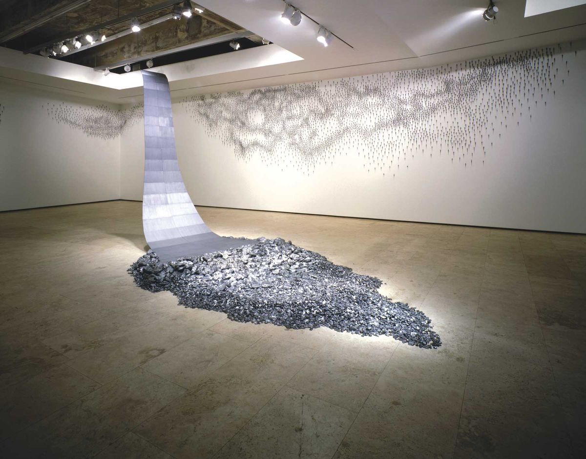 Teresita Fernández, Drawn Waters (Borrowdale), 2009 Courtesy the artist and Lehmann Maupin,  New York, Hong Kong and Seoul