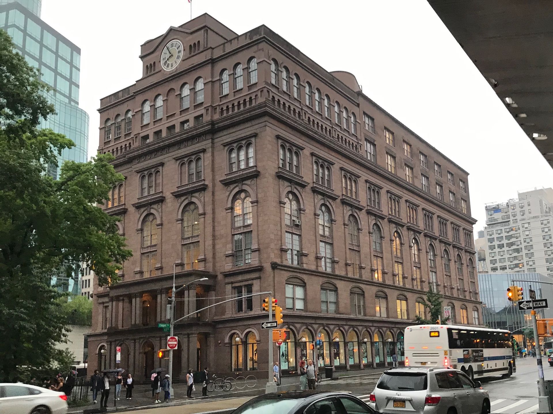 The Cooper Union's Foundation Hall building in Lower Manhattan Photo by Illicitcoffee, via Wikimedia Commons