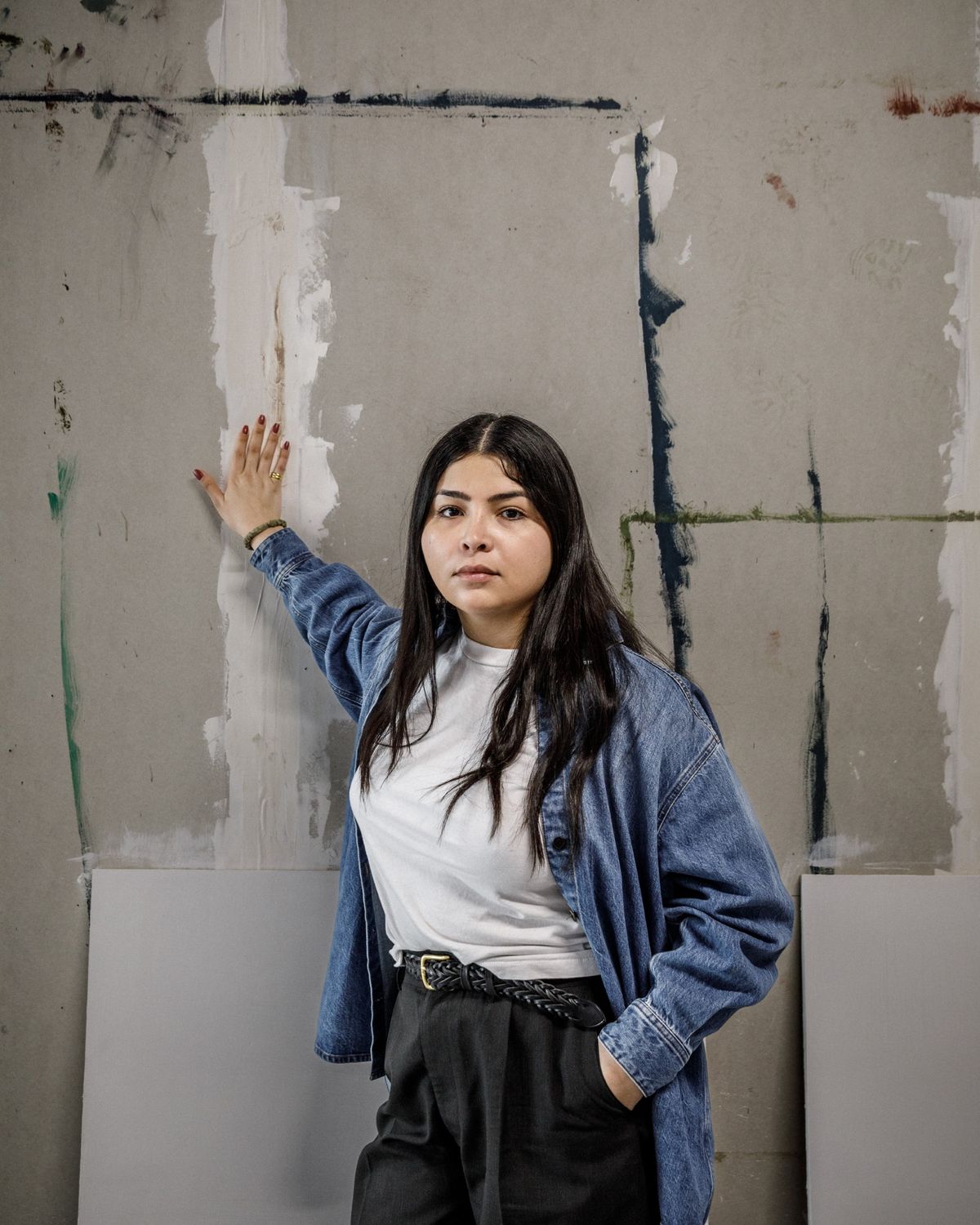 Serpas says the Basel show marks the first time she is showing paintings in a traditional way Photo: James Bantone; courtesy of the artist and Maxwell Graham, New York