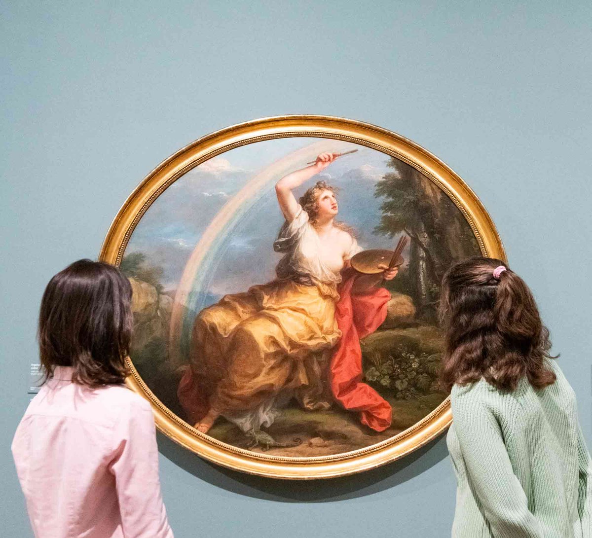 Installation view of Angelica Kauffman, R.A’s Colouring, 1778-80 
© Tate photography (Lucy Green)