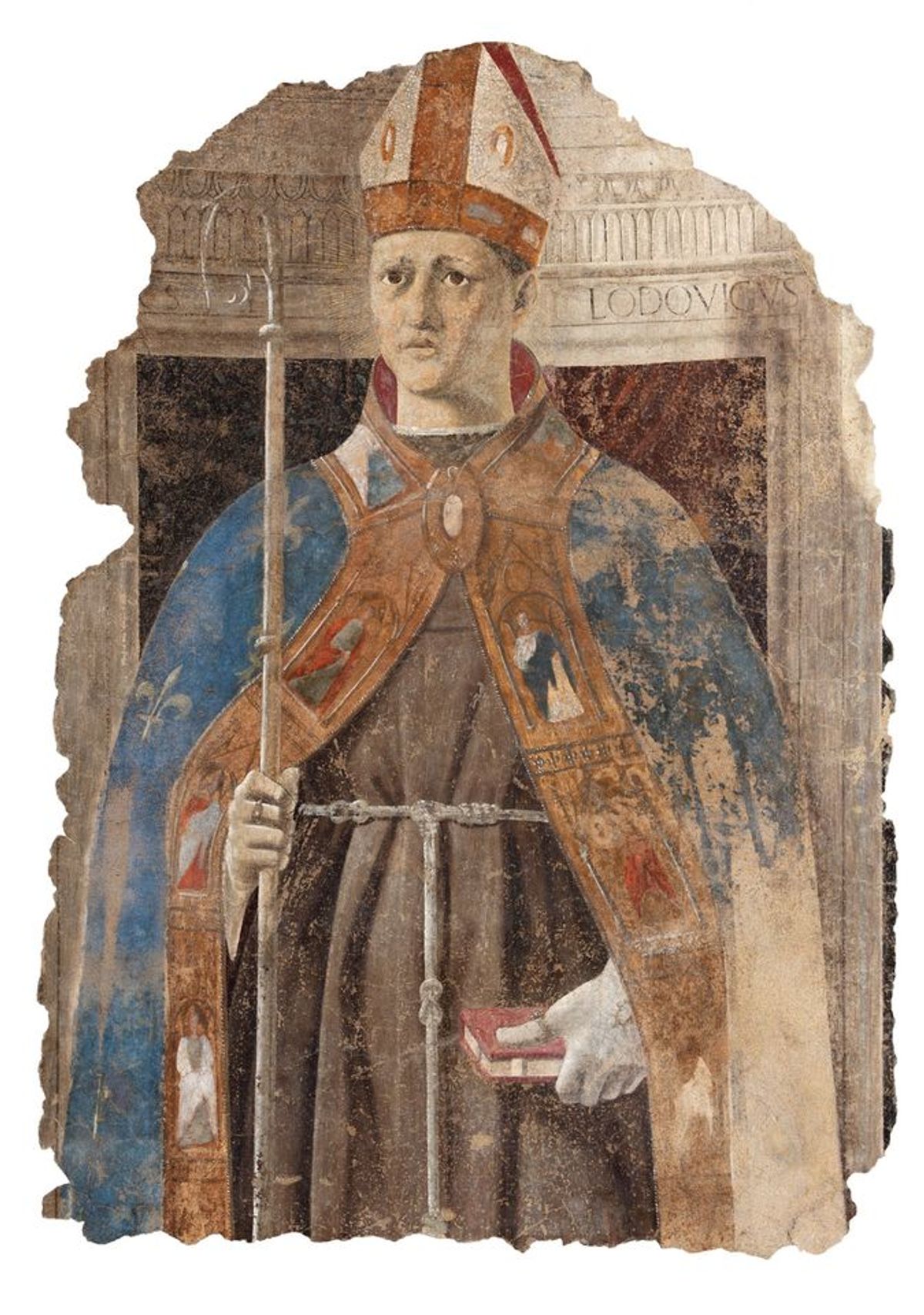 Piero della Francesca's San Ludovico (1460) © Sansepolcro Civic Museum