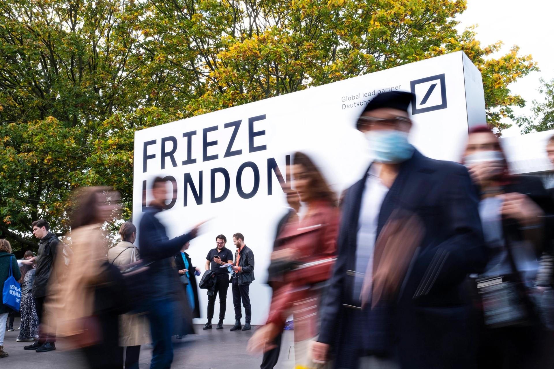 Frieze London 2022 will take place in Regent's Park from 12 to 16 October. Photo by Linda Nylind. Courtesy of Linda Nylind/Frieze.