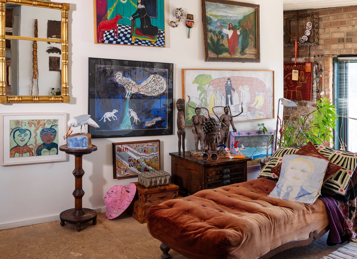 Susann Craig’s collection at her Chicago loft designed by Jeanne Gang Courtesy Hindman