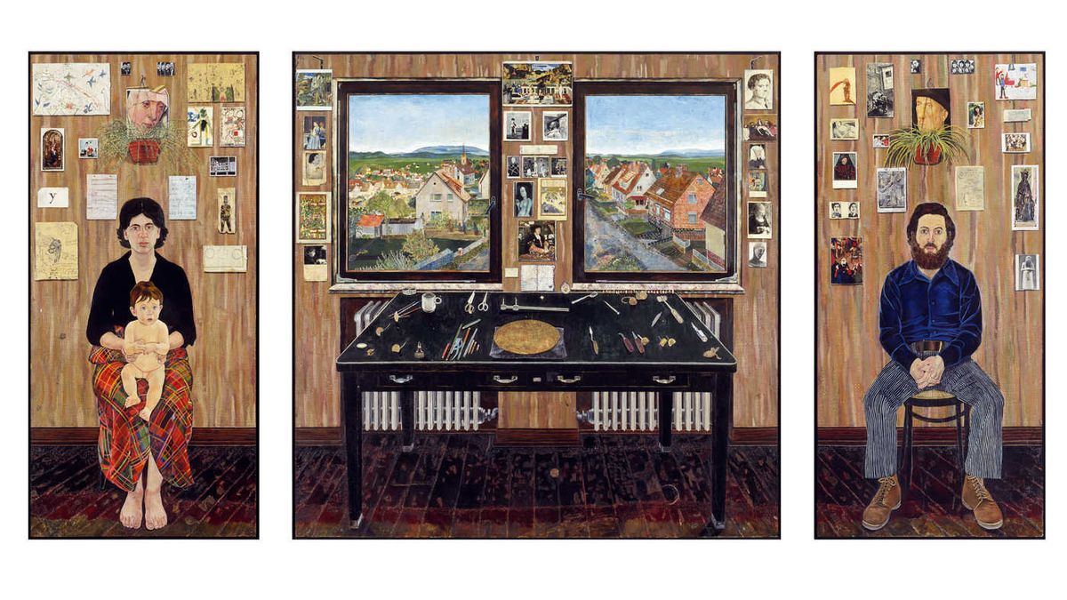 Simon Dinnerstein, The Fulbright Triptych (1971‐74) Collection of the Palmer Museum of Art, Pennsylvania State University