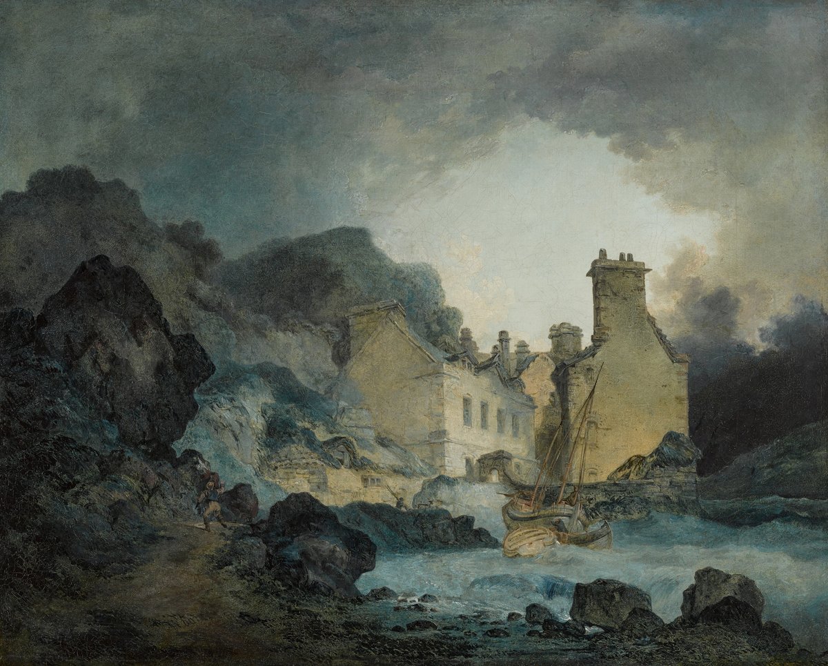 J.M.W Turner, The Rising Squall, Hot Wells, from St. Vincent's Rock, Bristol
Courtesy of Sotheby's