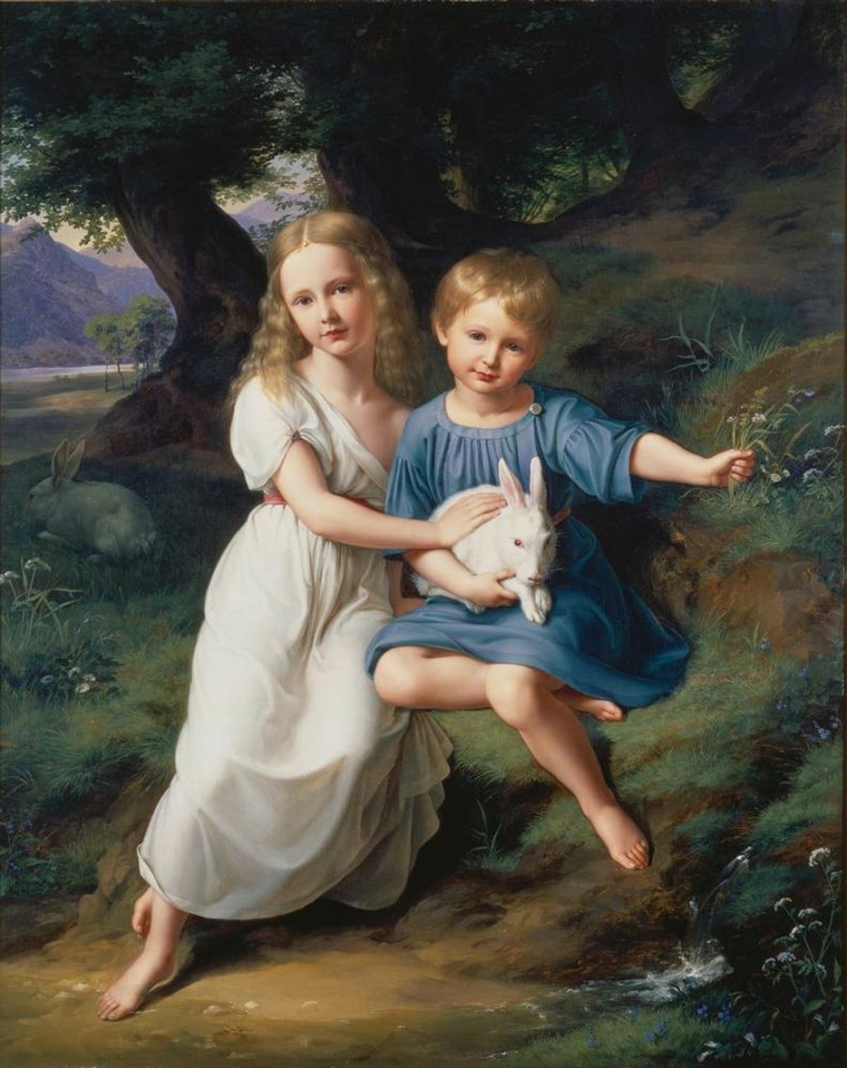 Wilhelm von Schadow’s The Artist’s Children (1830)


