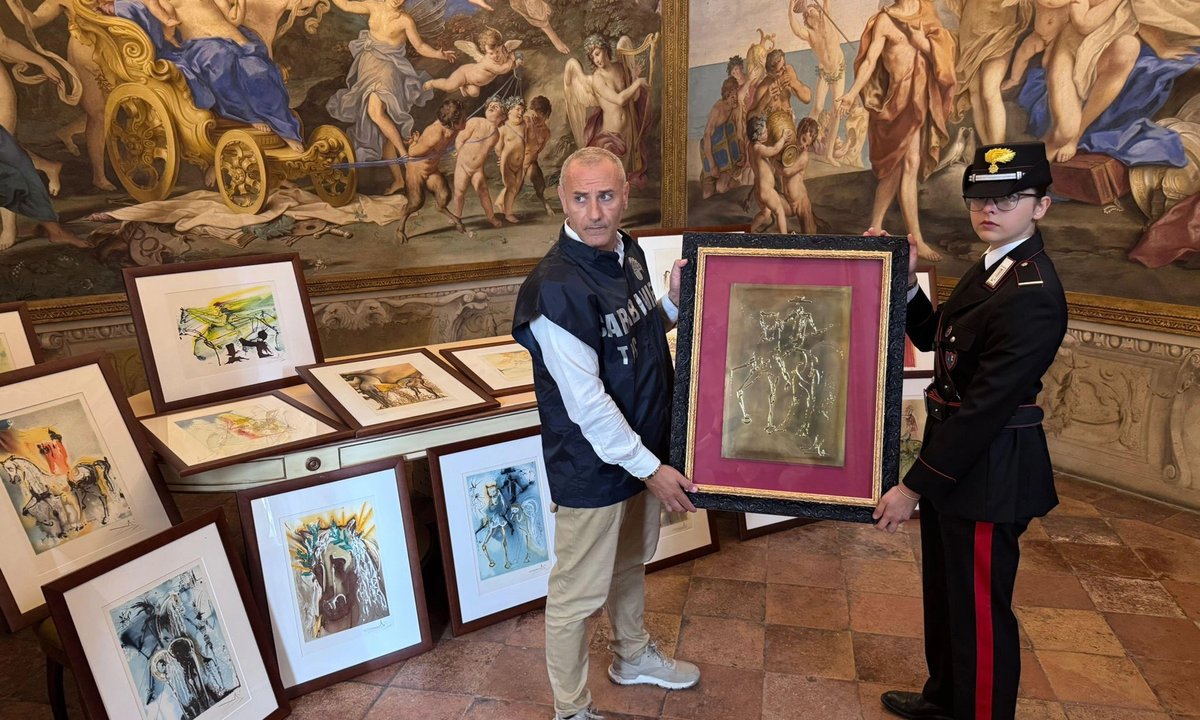 Italy's art police seize 21 suspected forgeries from Dali exhibition