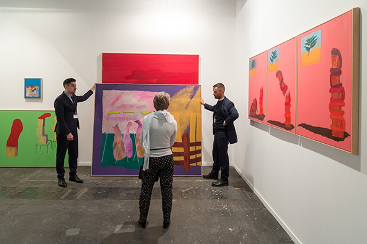 The Arco Madrid fair saw early sales to collectors from Latin America, Europe and Dubai Courtesy of Arco Madrid