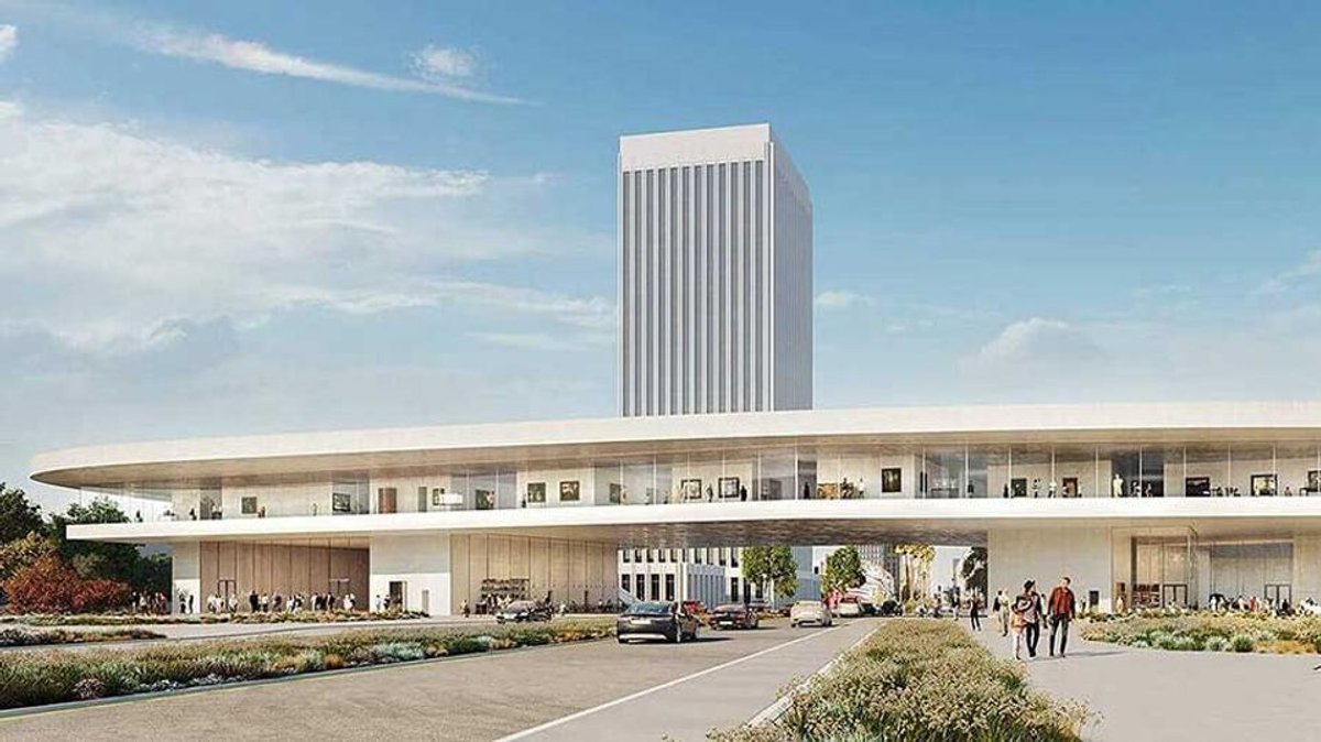 The Los Angeles County Museum of Art's proposed glass-enclosed building Atelier Peter Zumthor & Partner/The Boundary