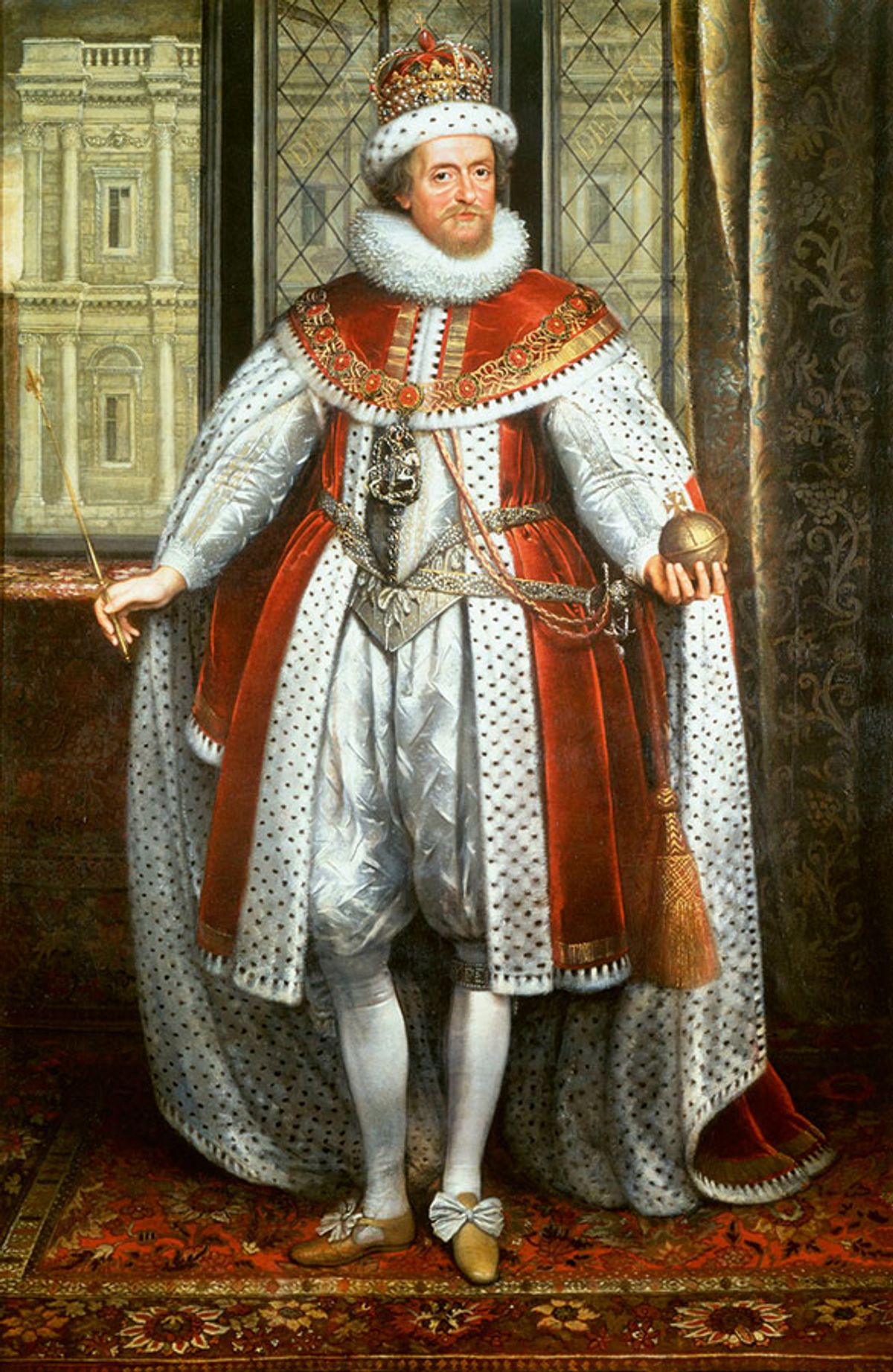 Paul van Somer’s portrait of James VI and I (around 1620) Royal Collection Trust, © Her Majesty Queen Elizabeth II